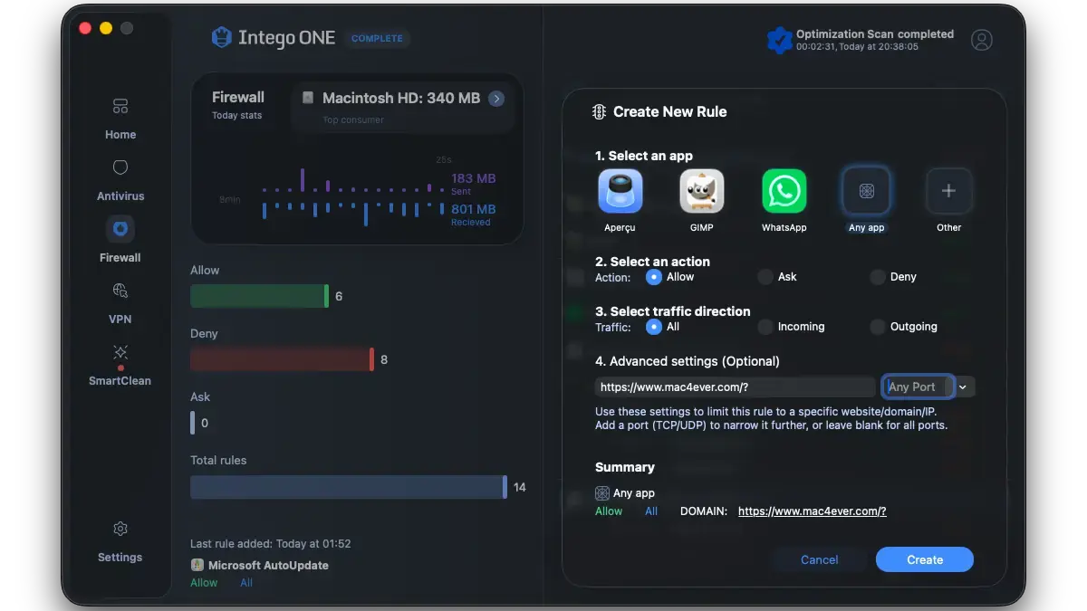 R&egrave;gles pare-feu