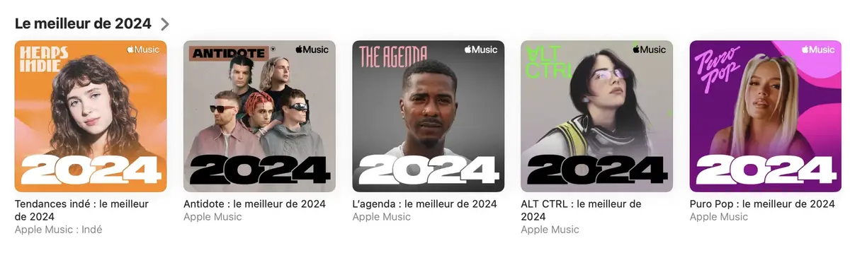 Apple Music propose le Meilleur de 2024 !