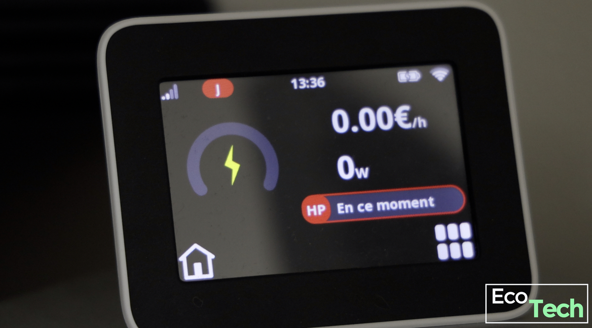 Test du nrLink : un boitier pour économiser l'électricité et afficher sa consommation en direct