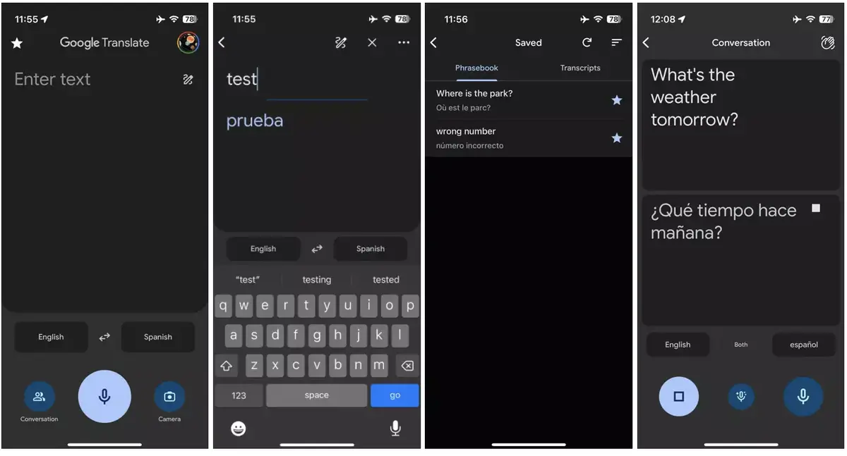 Une nouvelle interface pour l'app Google Traduction sur l'iPhone