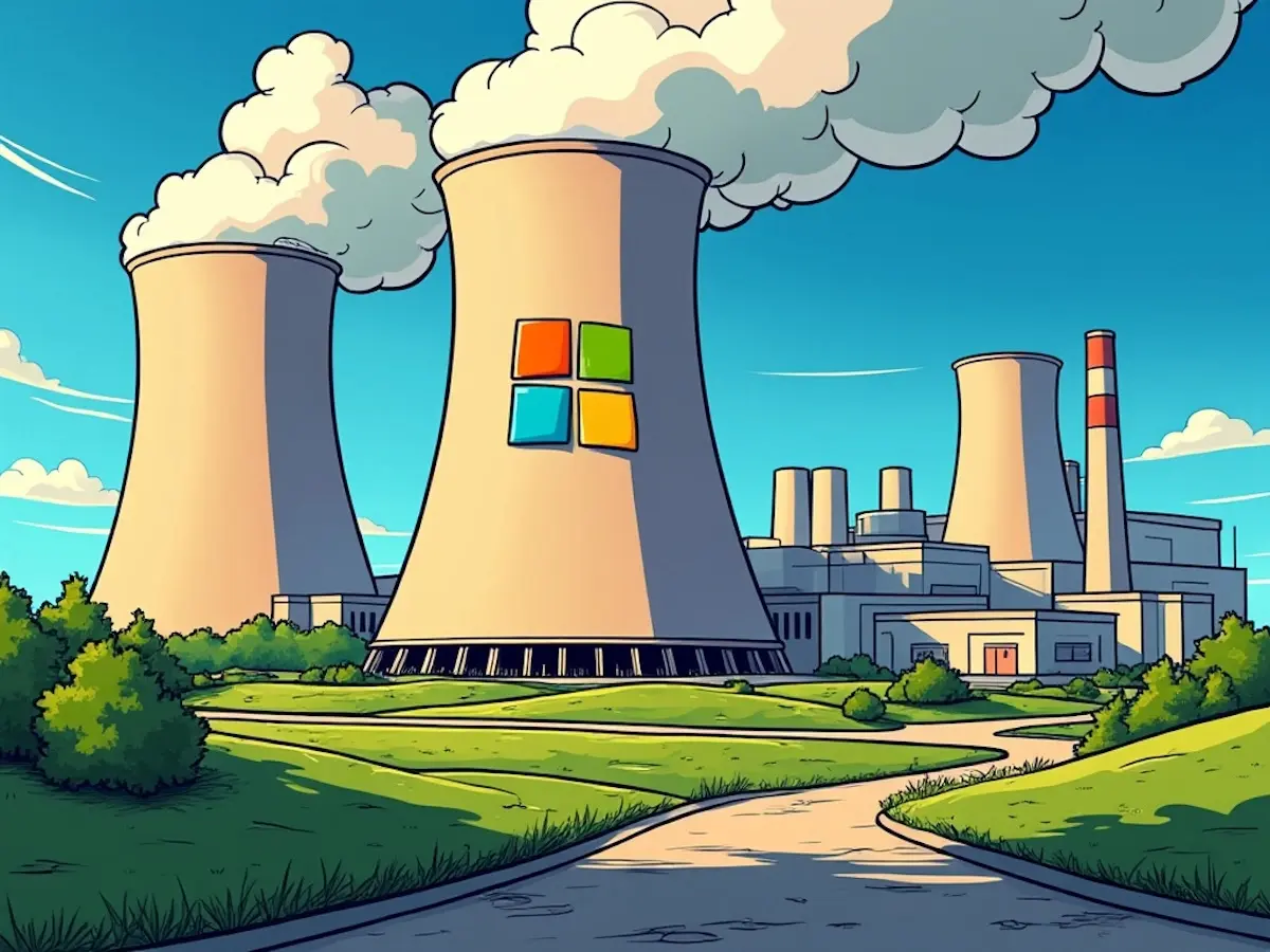 Microsoft relance une centrale nucléaire, problématique pour son IA