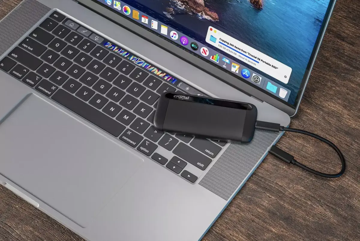 L'excellent SSD USB-C 1050 Mo/s Crucial X8 1 To à 89€, 2 To à 144€, son meilleur prix