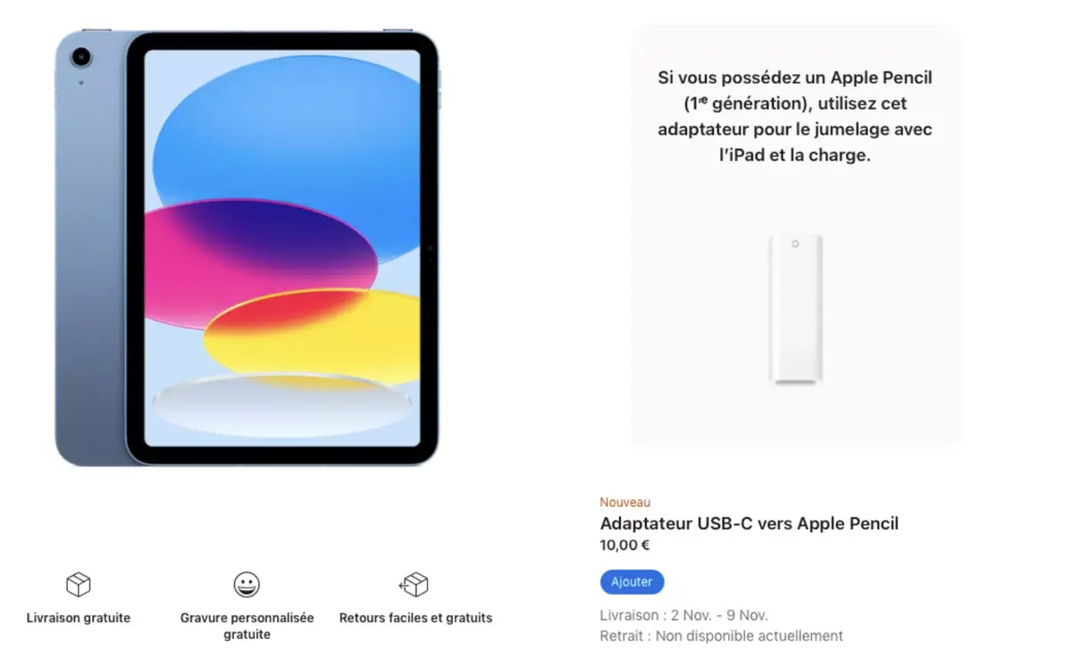 Voici le nouvel iPad : design revu, A14, USB-C, Pencil en Lighting et tarif en hausse