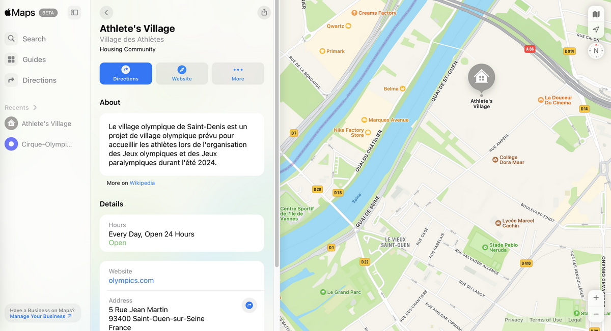 Apple Plans arrive sur le web ! Pourra-t-il rivaliser avec Google Maps ?