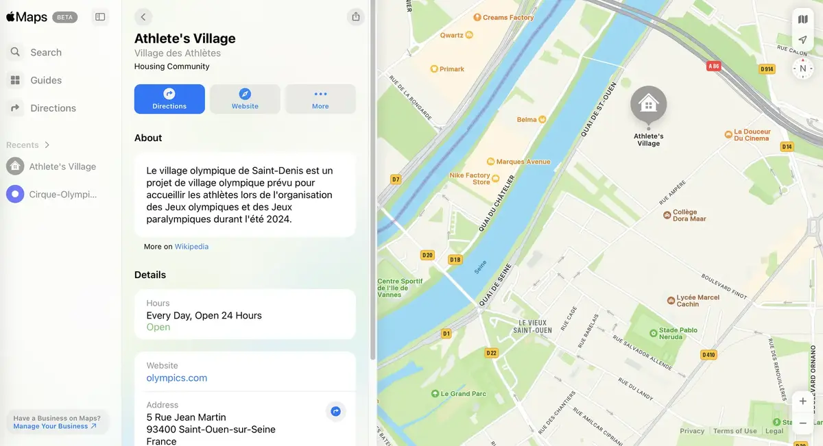 Apple Plans arrive sur le web ! Pourra-t-il rivaliser avec Google Maps ?