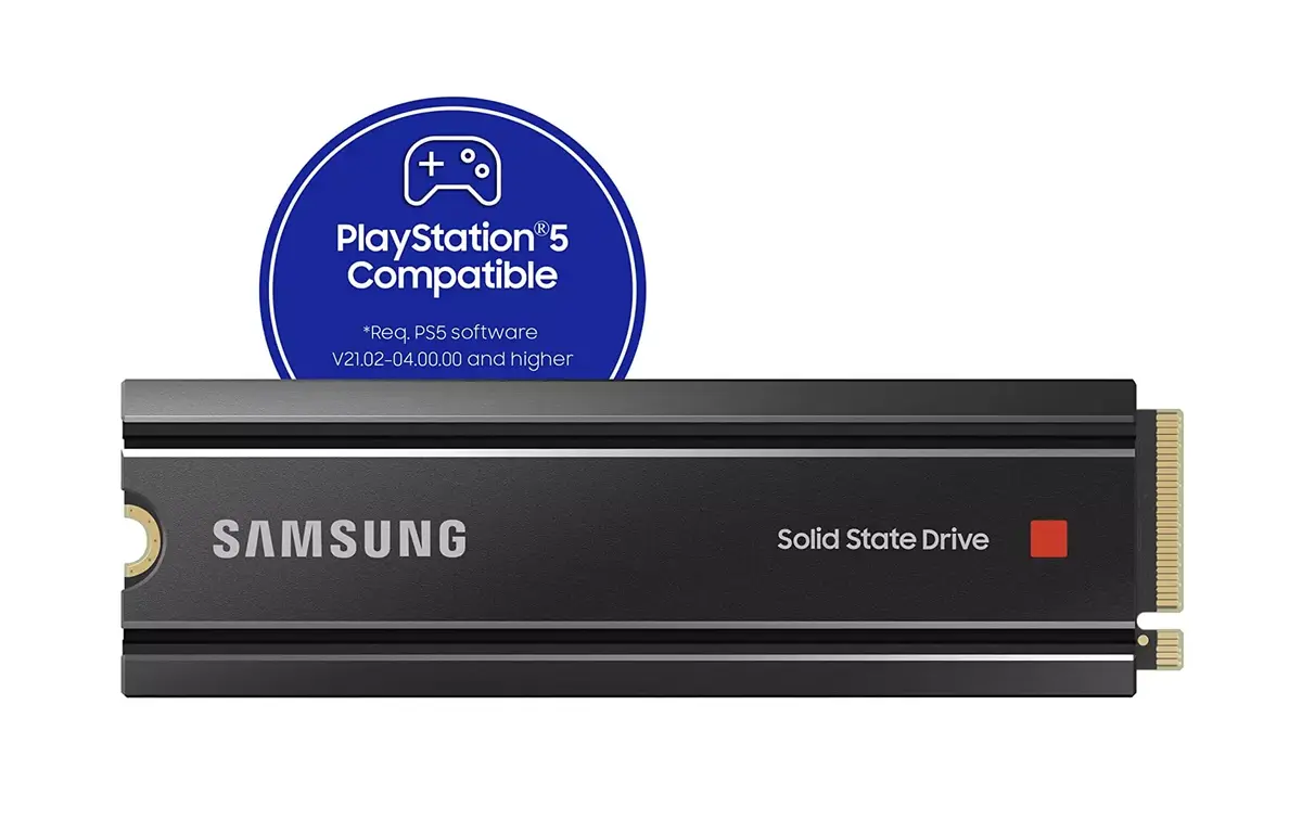 Le SSD Samsung 980 Pro 1 To avec dissipateur pour PS5 à 118€, 2 To à 223€, son meilleur prix