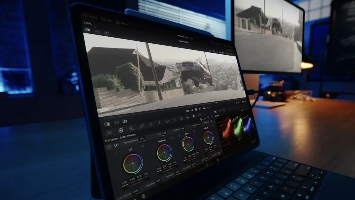 Da Vinci Resolve sur iPad