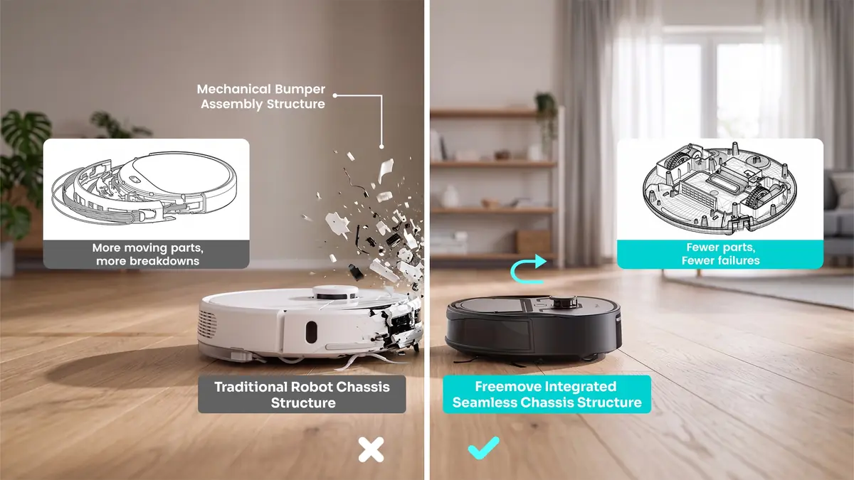 Lefant M210 Pro Omni&nbsp;: un robot aspirateur tr&egrave;s compact qui s'auto-nettoie en continu