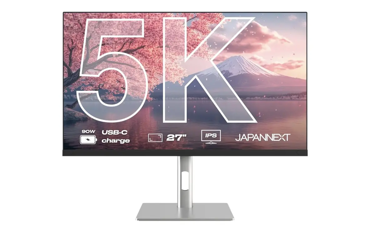 Ecran 5K Moniteur Japannext 27 pouces Mac promo Prime Amazon