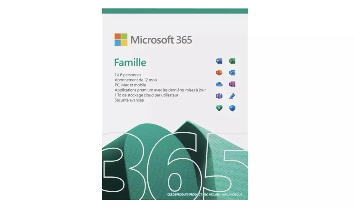 Microsoft 365 Famille Black Friday prix le plus bas promo