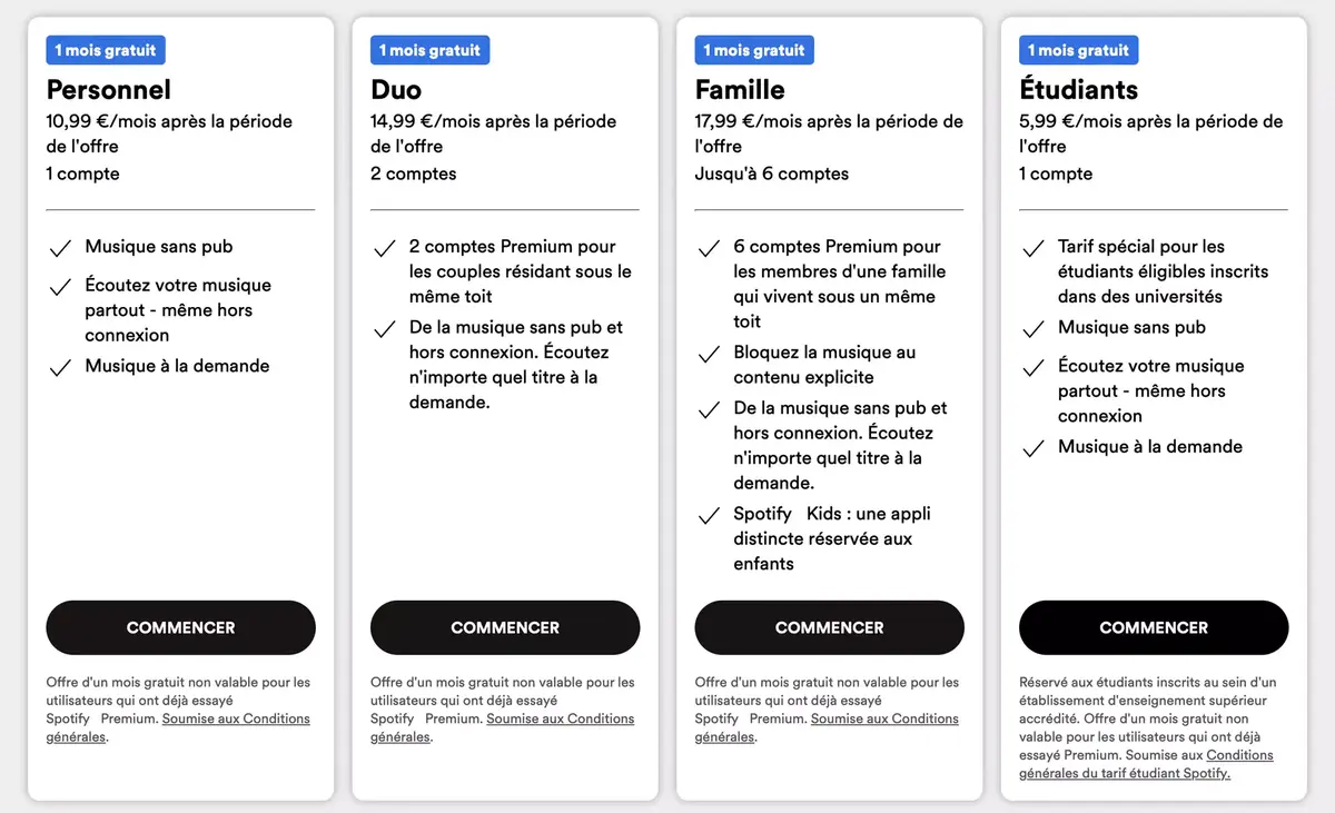 Spotify augmente ses tarifs : découvrez les nouveaux prix
