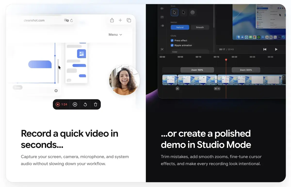 Capture vid&eacute;o de l'&eacute;cran sur Mac&nbsp;: CleanShot X passe &agrave; la vid&eacute;o avec sa version 5