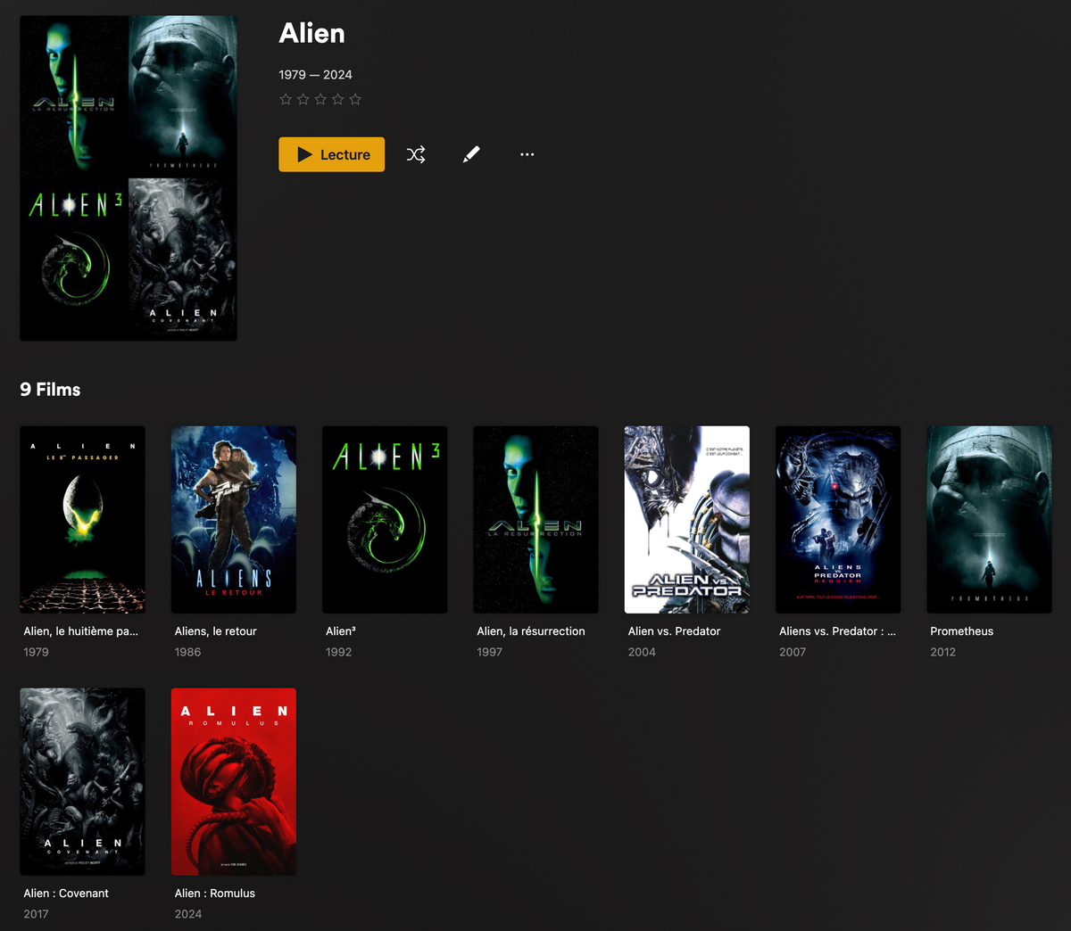 Plex permet d'organiser toute votre bibliothèque vidéo