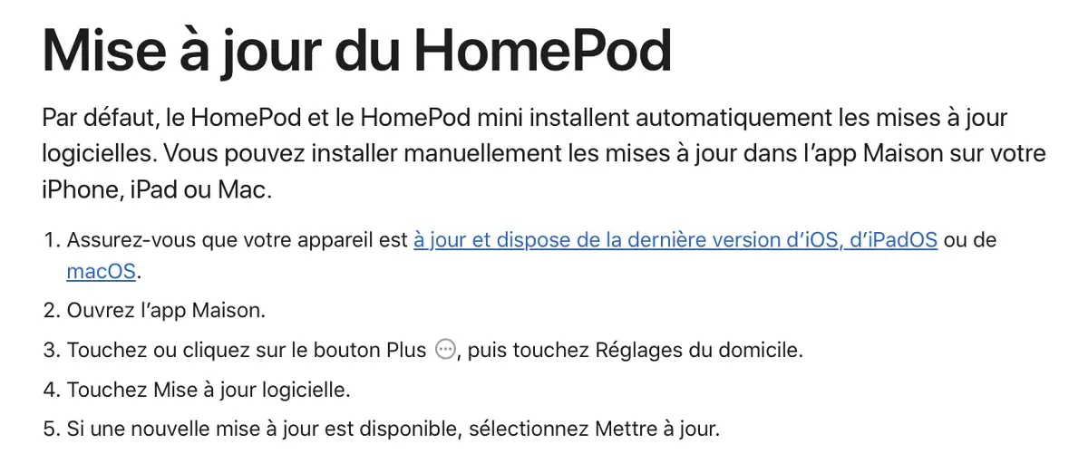 La fonction Sound Glow arrive sur les anciens HomePod&nbsp;: comment l'activer