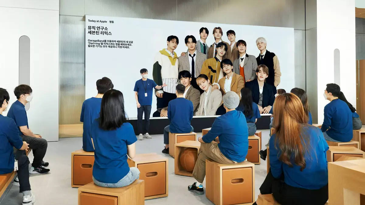 Apple s'offrirait un groupe de K-pop pour l'ouverture de son Apple Store coréen