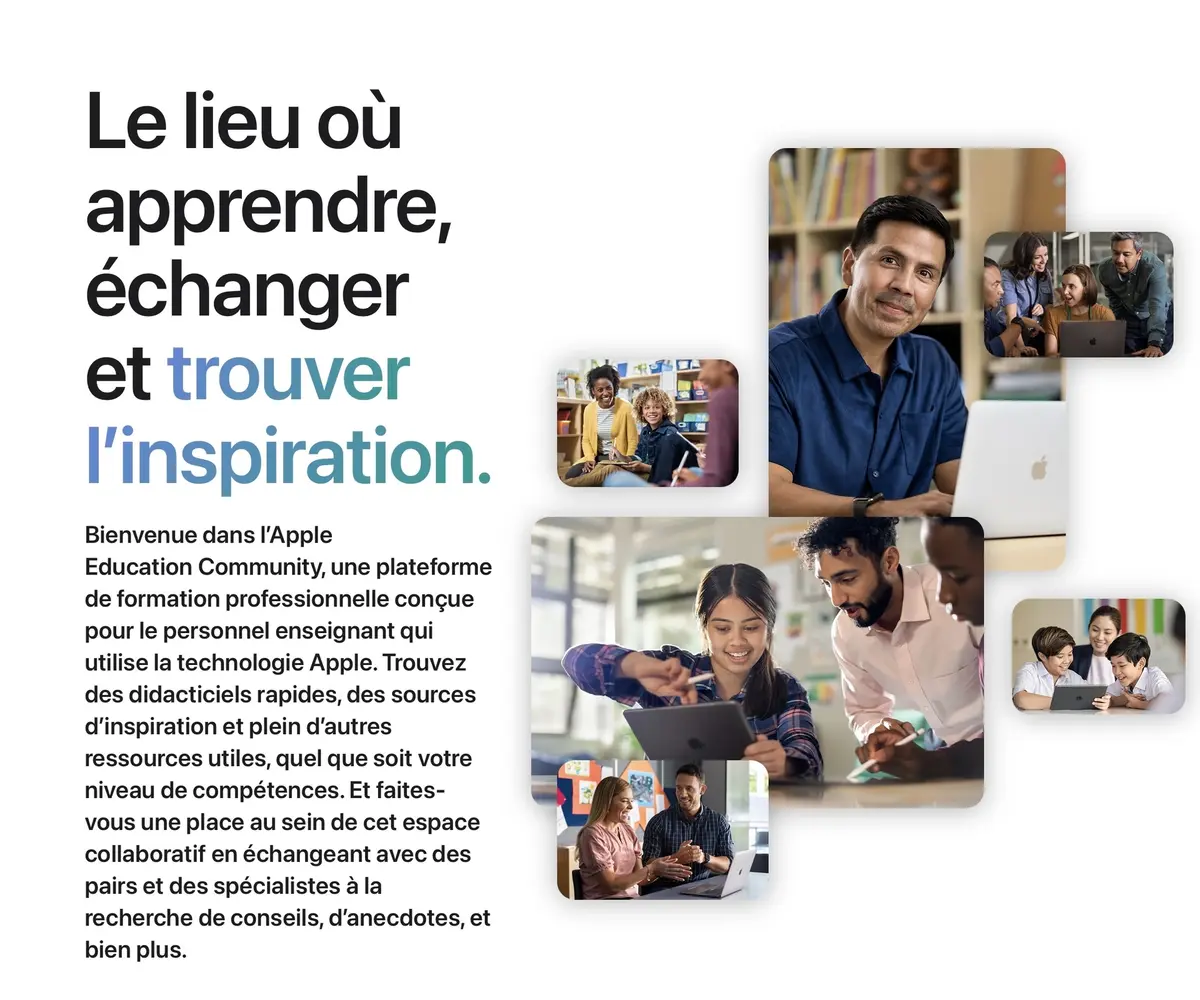 Apple Education Community : la nouvelle plateforme incontournable pour les enseignants 