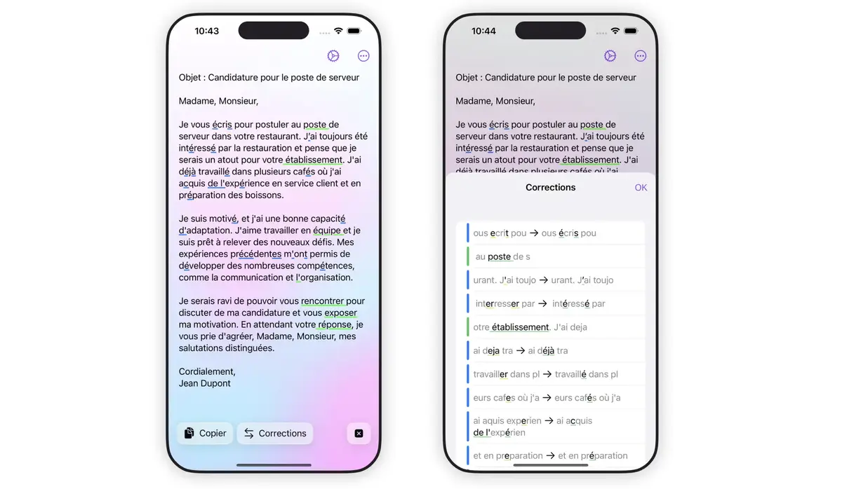 Un correcteur orthographique boosté à l'IA avec SuperText