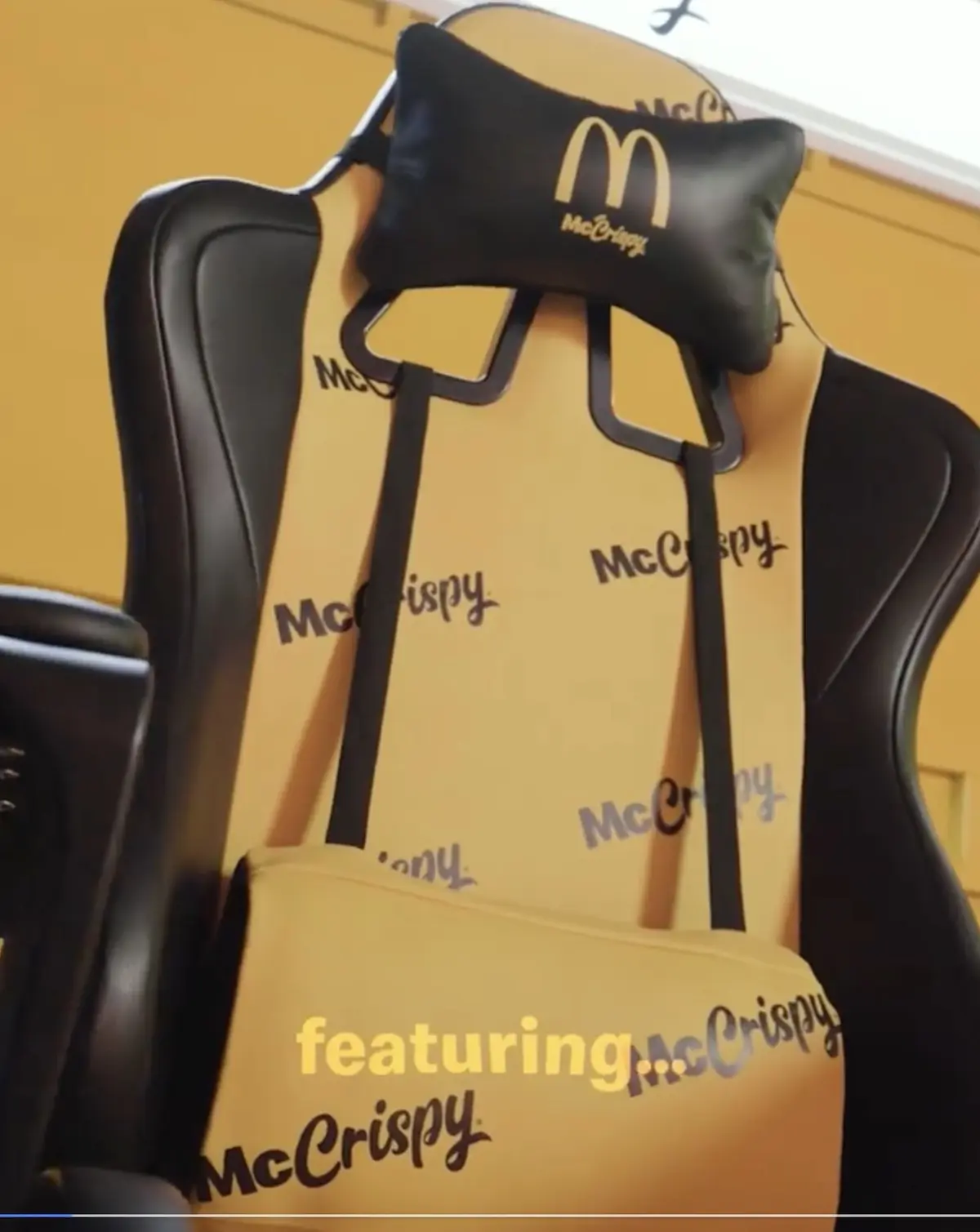 Insolite : quand McDonald's créé un fauteuil de gaming avec chauffe burger intégré !