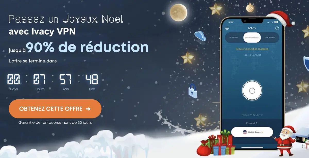 1€/mois pour : un VPN, 2To de stockage Cloud et vos mots de passe avec Ivacy VPN