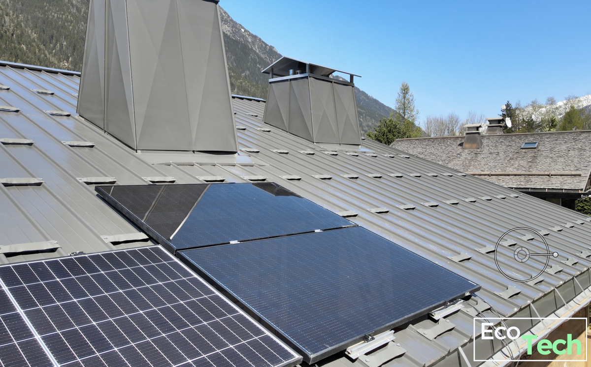 Installation de panneaux solaires Sunethic T800 sur un toit bac acier ! (+ Code promo )