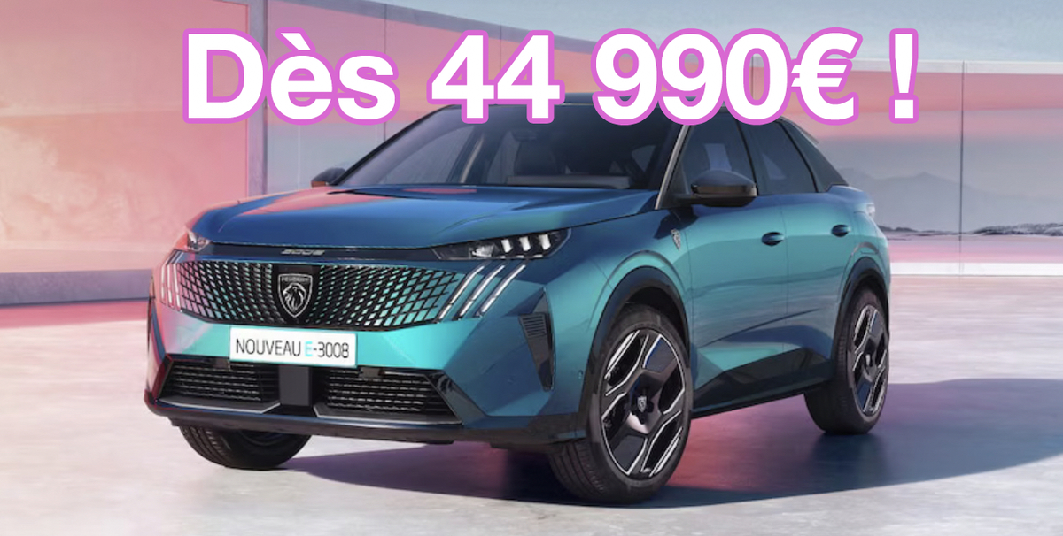 Prix du Peugeot 3008 électrique : toutes les versions ont droit au bonus !