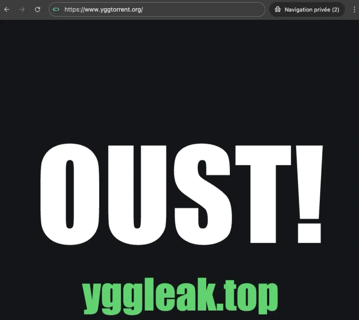 YGGtorrent pirat&eacute; de l'int&eacute;rieur, le plus gros tracker fran&ccedil;ais est ferm&eacute;