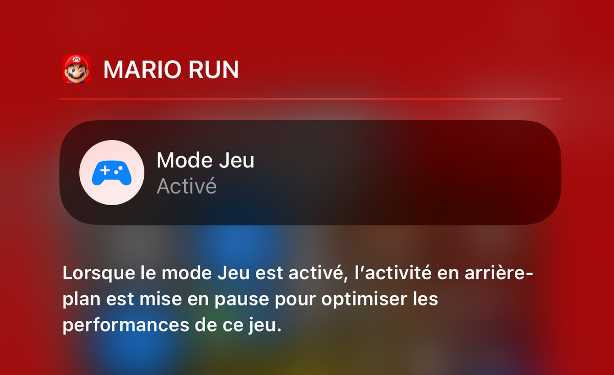 iOS 18 : pourquoi et comment désactiver le Mode Jeu automatique ?