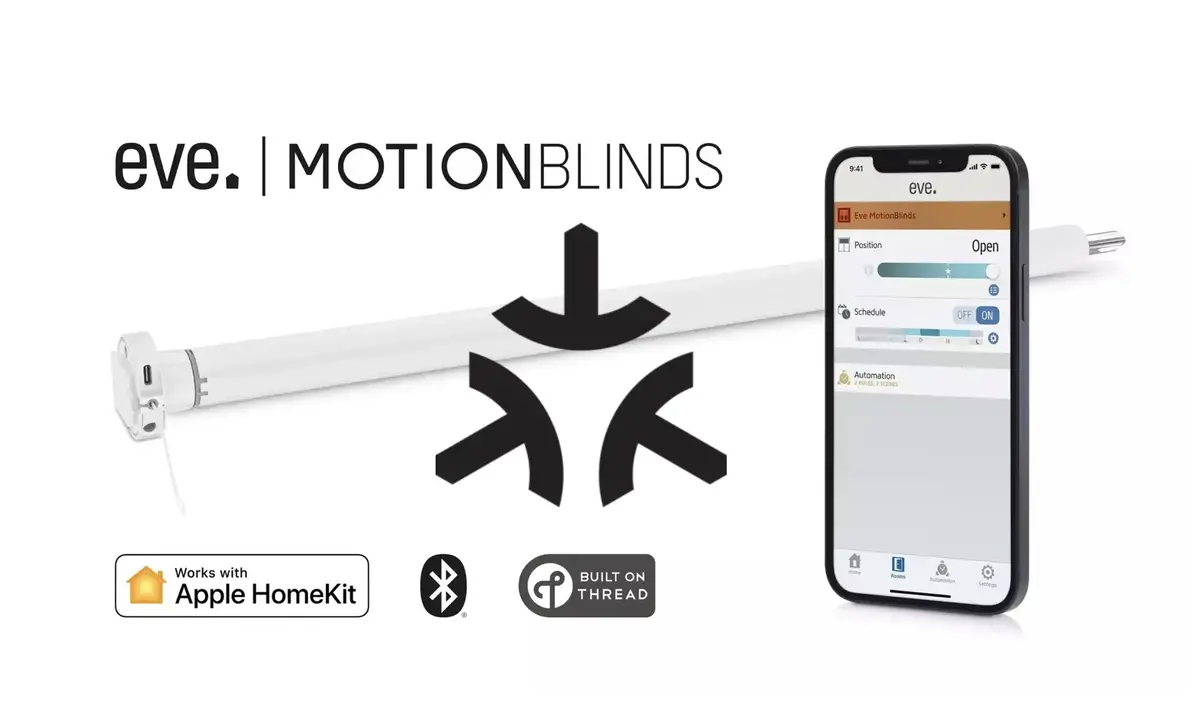 Eve Motionblinds Matter HomeKit stores connectés