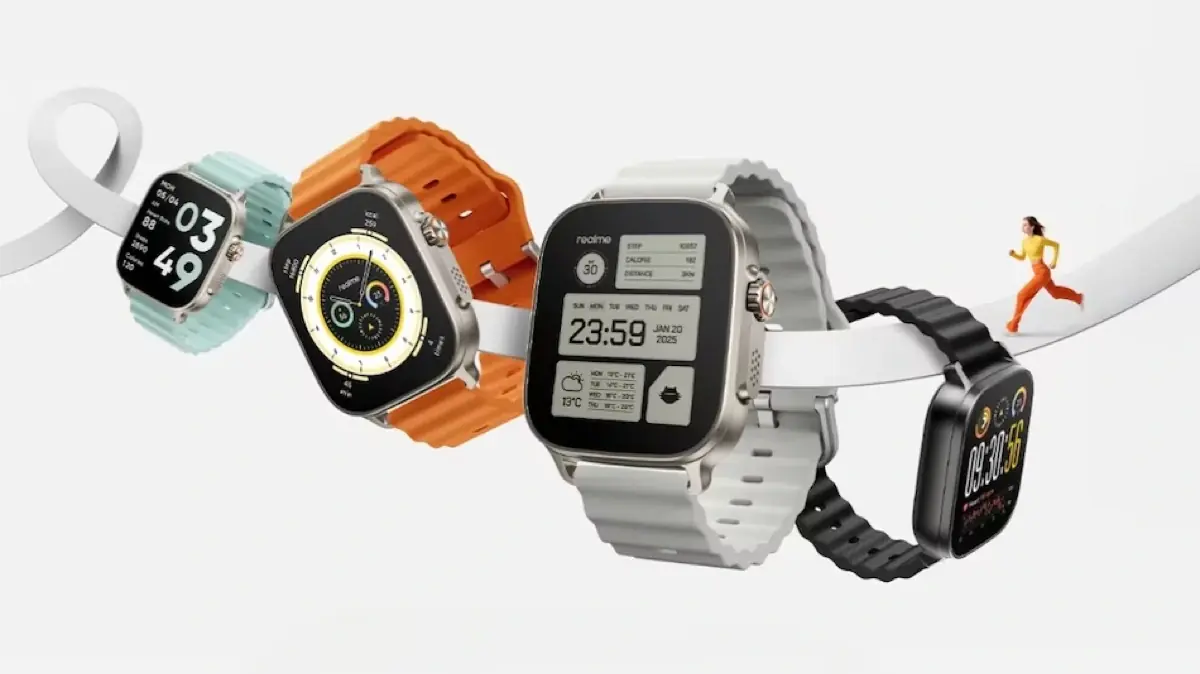 Realme Watch 5 : le design de l'Apple Watch Ultra mais pour 70 euros