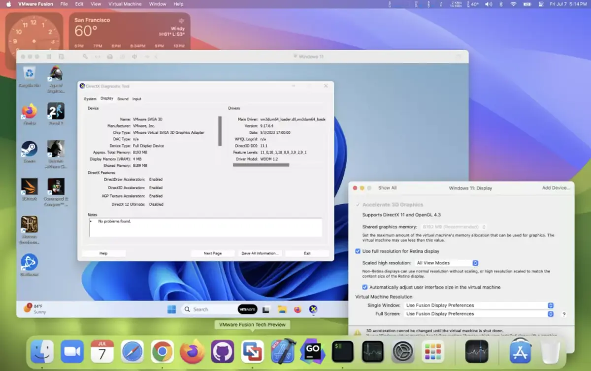 VMware Fusion va mieux gérer Windows 11 sur les Mac Apple Silicon