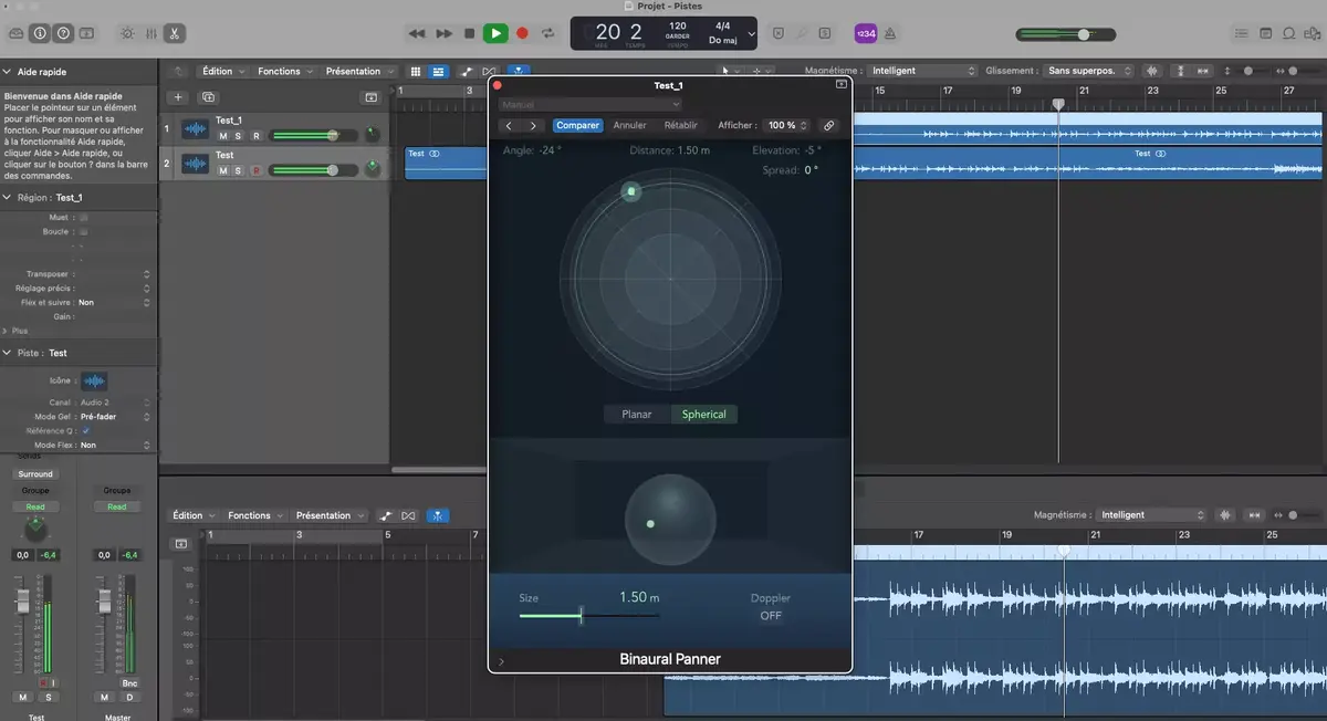 Logic Pro et MainStage : une MàJ pour l'audio spatial et les Mac Studio