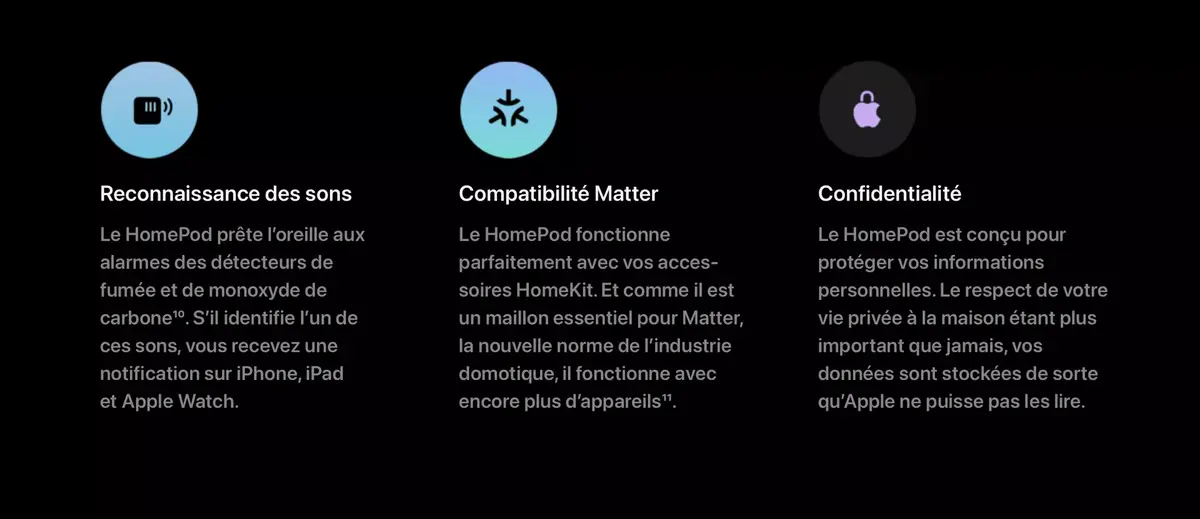 Les HomePod et HomePod mini peuvent détecter l'alarme d'un détecteur de fumée ou de CO