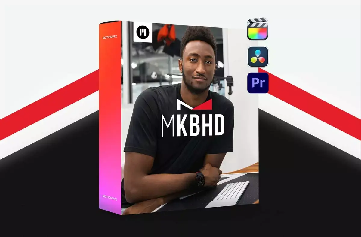 MKBHD a créé un plug-in (Final Cut Pro, Première, Resolve) avec tous ses effets vidéo (en promo)