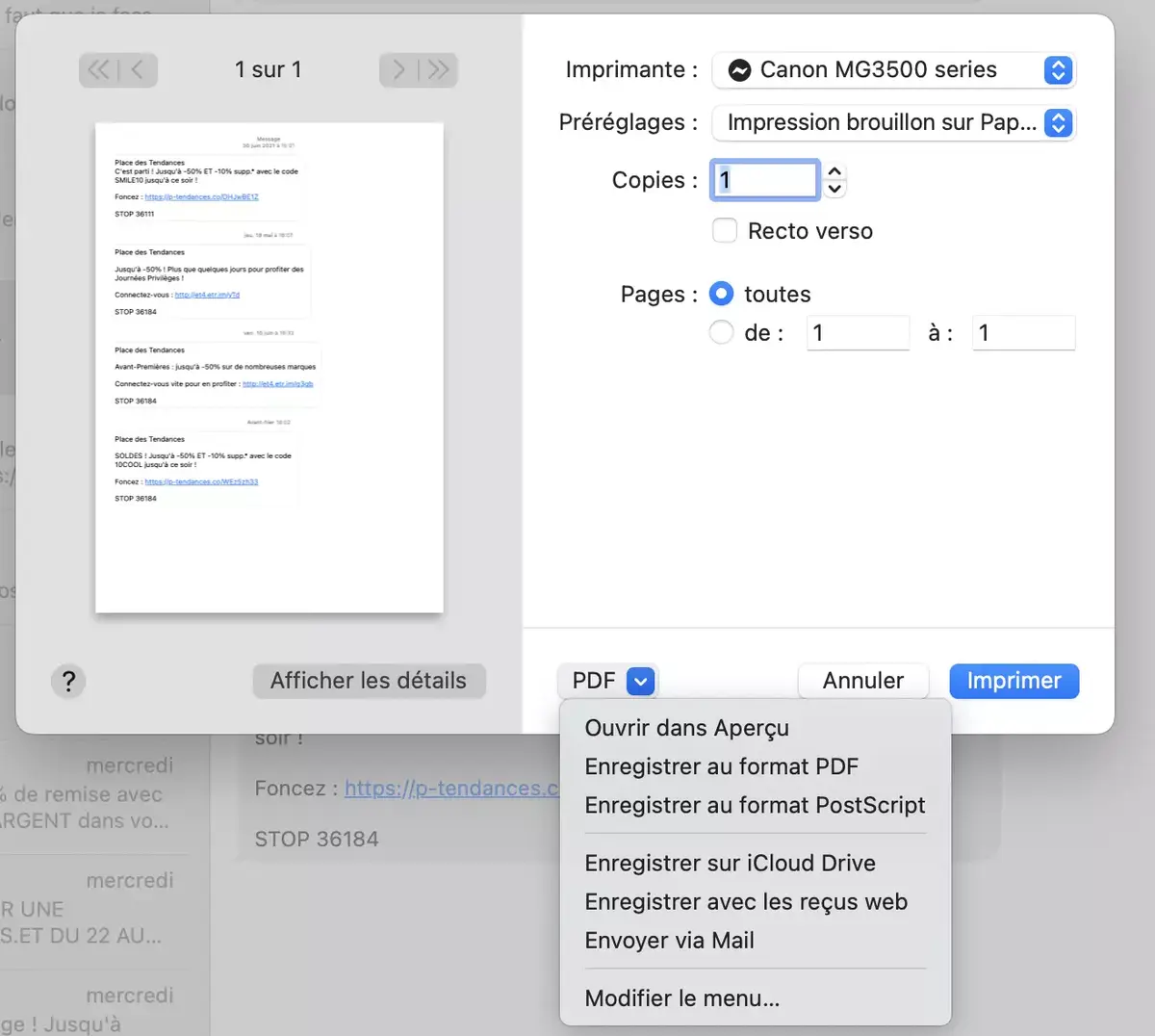 iOS / macOS : comment sauvegarder ses SMS sous forme de PDF