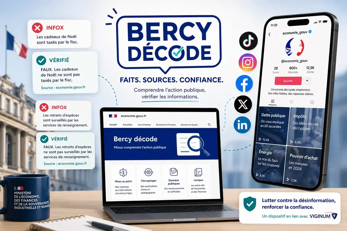 &Eacute;lectricit&eacute;, retraits d&rsquo;argent, imp&ocirc;ts&nbsp;: Bercy a une nouvelle arme contre les fake news