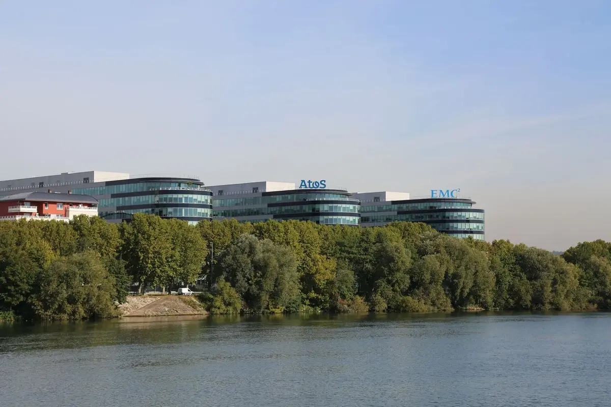 Le siège d'Atos à Bezons (dans le Val d'Oise)