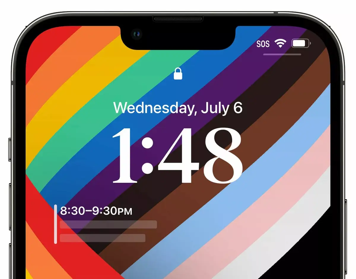 iOS16 peaufine la personnalisation des fonds d'écrans (police, widgets, calendrier...)