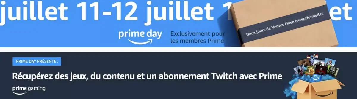 Le Prime Day d'Amazon se tiendra le 11 et 12 juillet