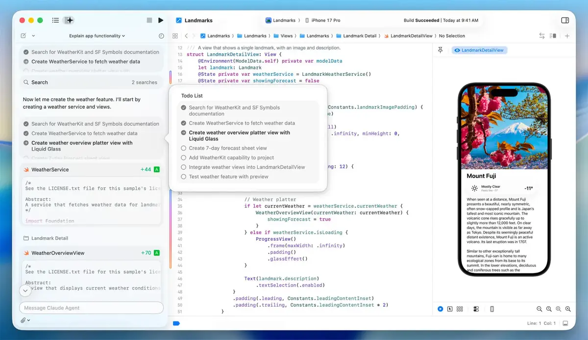 Avec Xcode 26.3, Apple laisse l&rsquo;IA coder pour vous