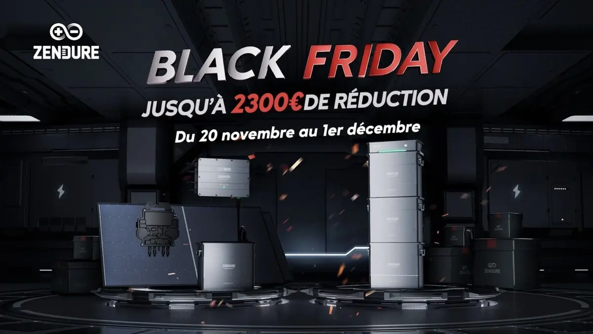 Zendure Black Friday promos Hyper 2000 batteries panneaux solaires énergie