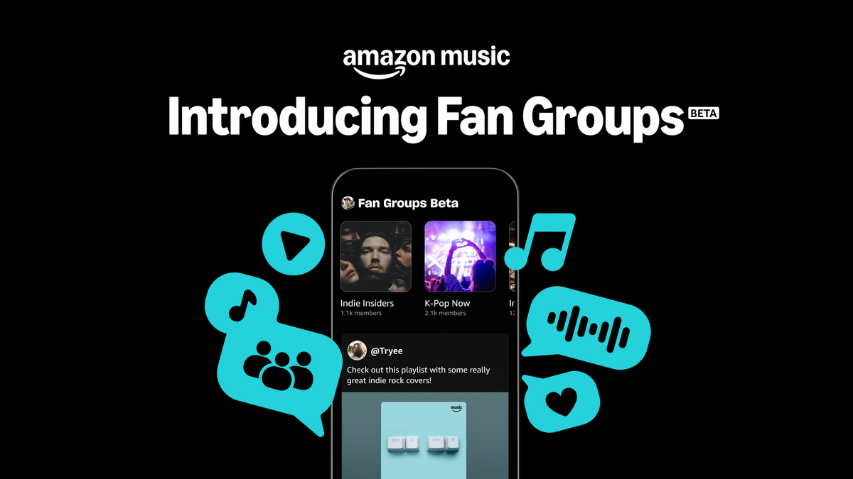 Amazon Music lance les "Fan Groups ». Mais qu’est ce que c’est ?