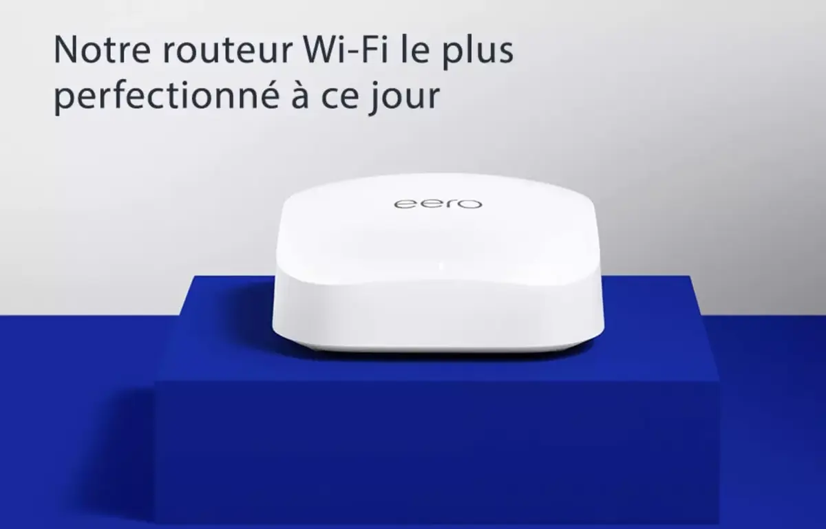 Le routeur eero Wi-Fi 6E Mesh à 233€ (-126€), pack de 3 routeurs à 545€