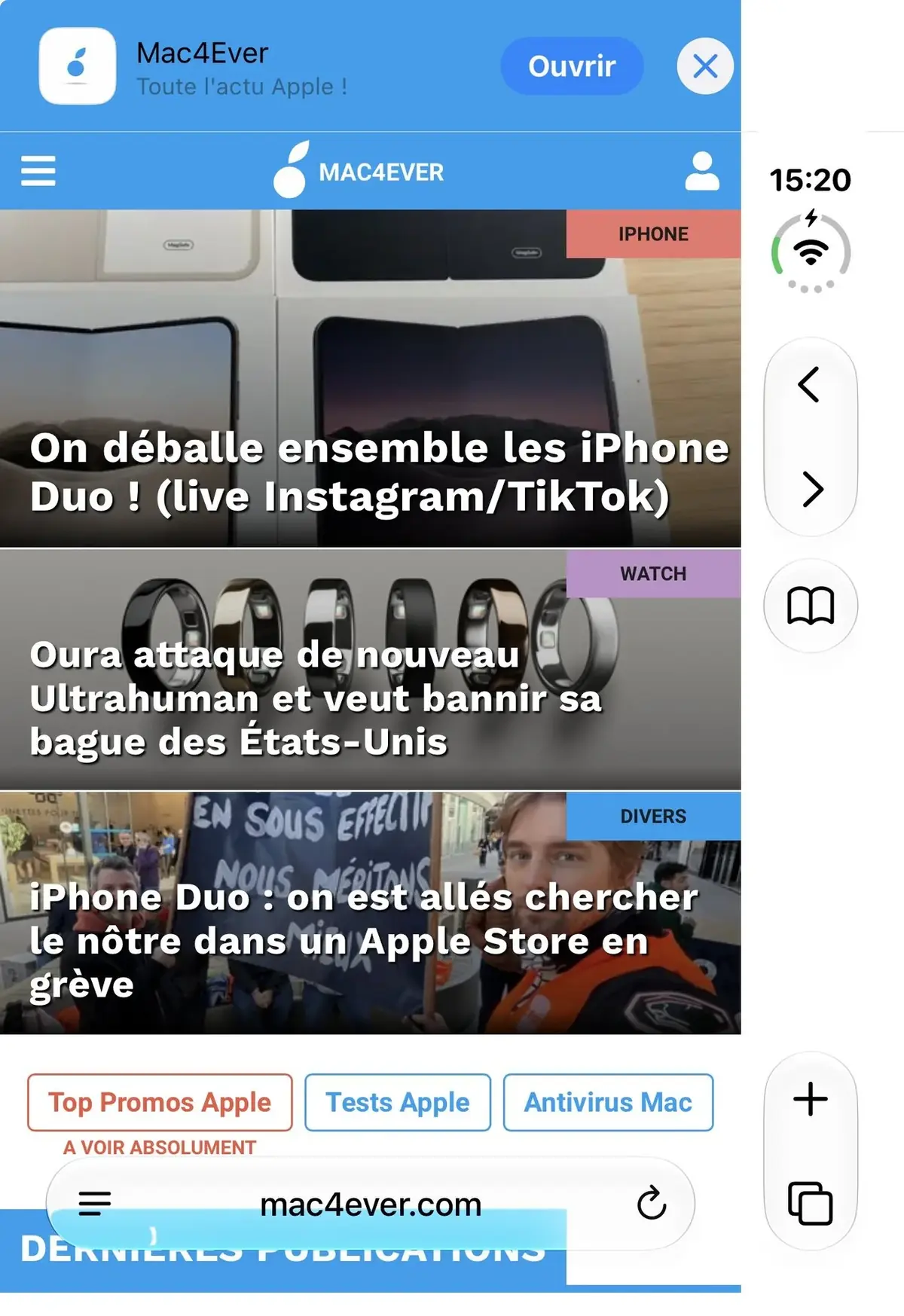Ma premi&egrave;re journ&eacute;e avec l'iPhone Duo&nbsp;: entre excitations, surprises et d&eacute;ceptions