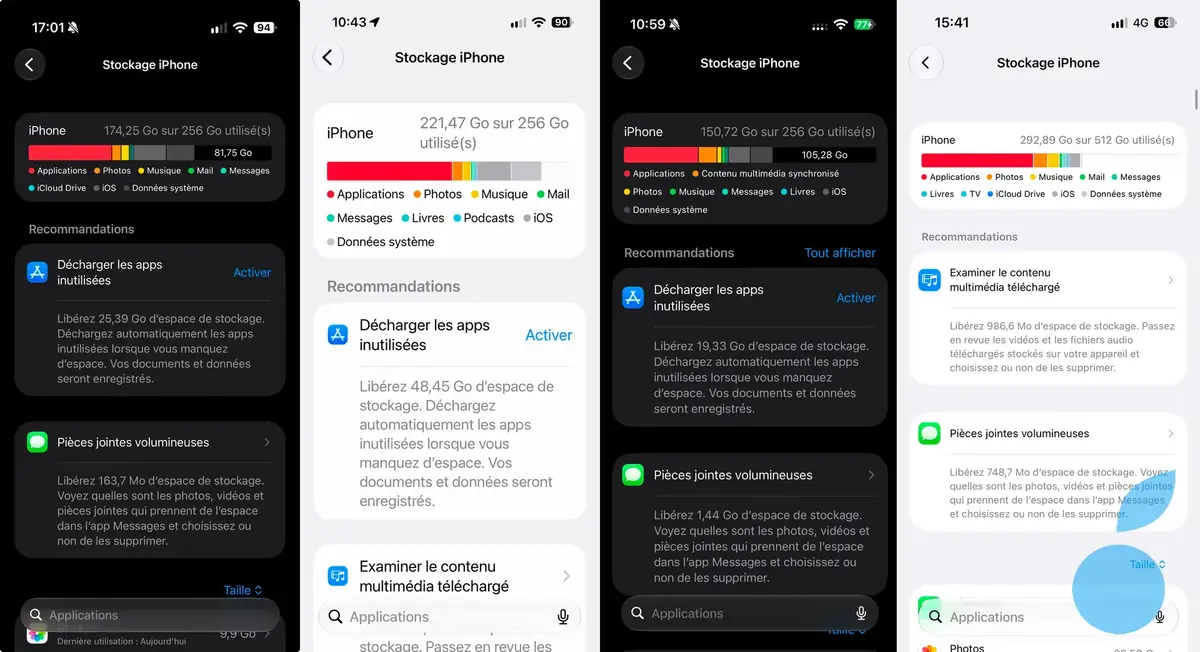 Limitez-vous le stockage de votre iPhone &agrave; cause du prix&nbsp;?