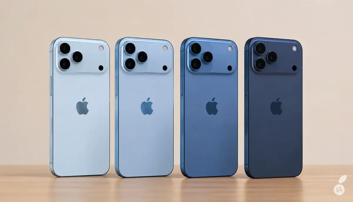 iPhone 18 Pro Max, encore des fuites : 50 nuances de bleu !