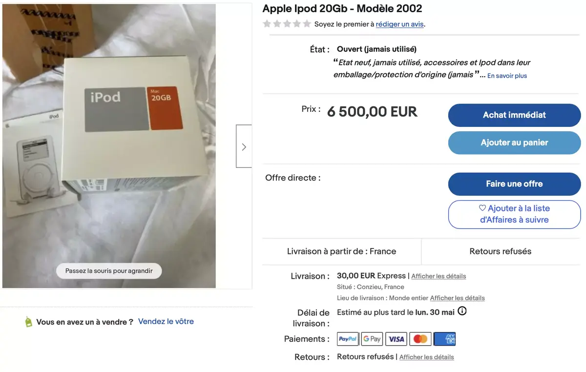 Destockage : où trouver des iPod neufs ou d'occasion, de 15 à 6 500 euros ?