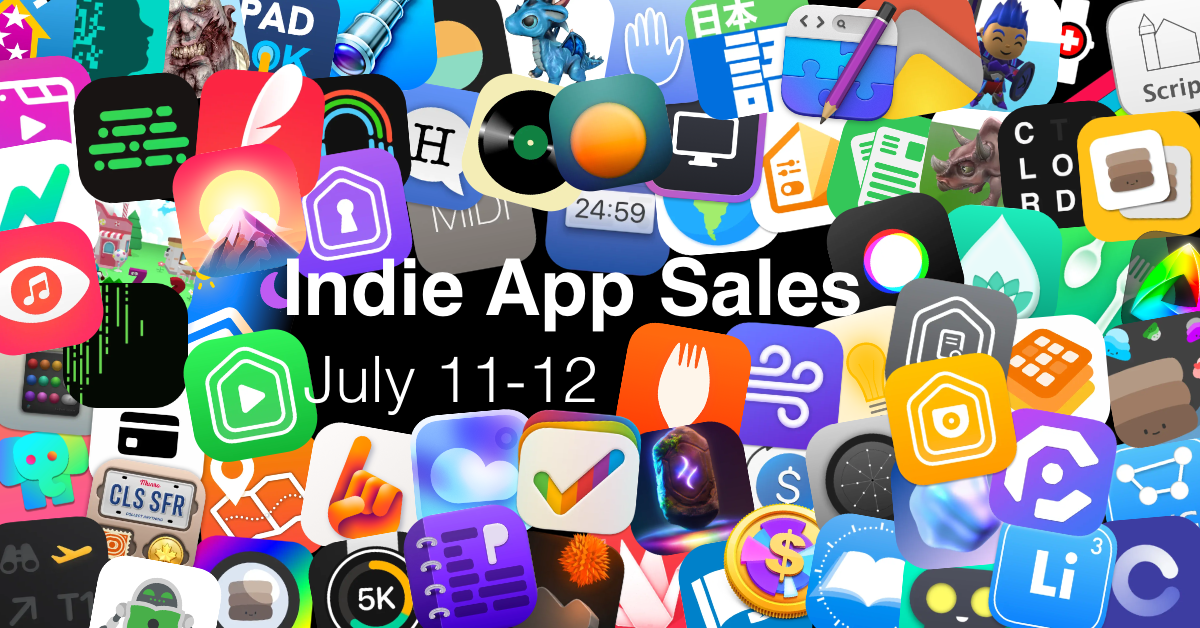 Plus de 100 Apps en promos pour l'Indie App Sales