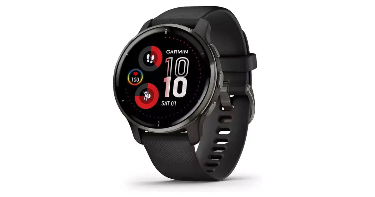 Garmin présente officiellement la Venu 2 Plus (suivi de santé, appels/sms) à 449€