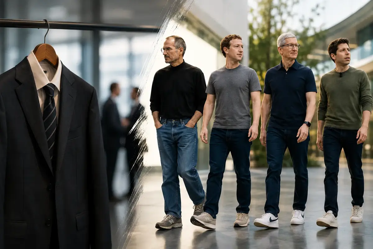 Le style faussement d&eacute;contract&eacute; des dirigeants de la Silicon Valley (Steve Jobs inside)