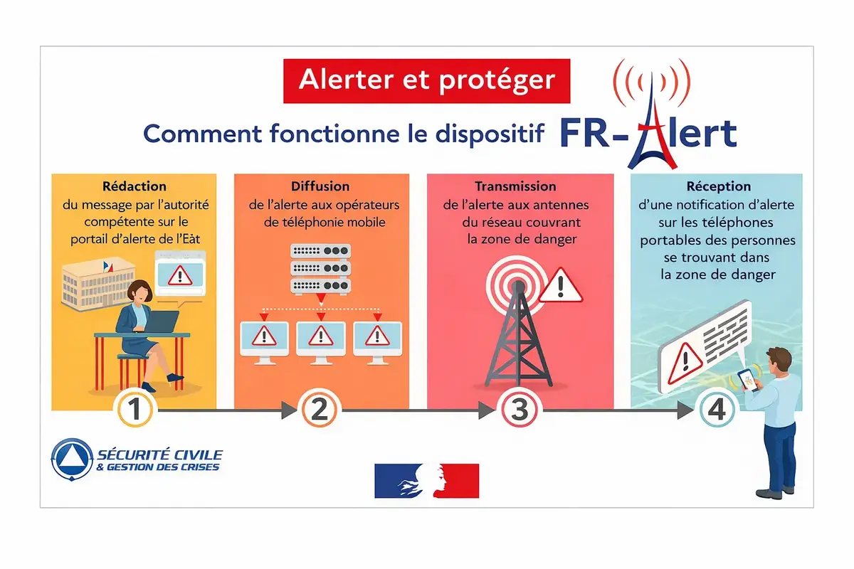 Alerte enl&egrave;vement&nbsp;: les notifications FR-Alert bient&ocirc;t envoy&eacute;es directement sur les smartphones